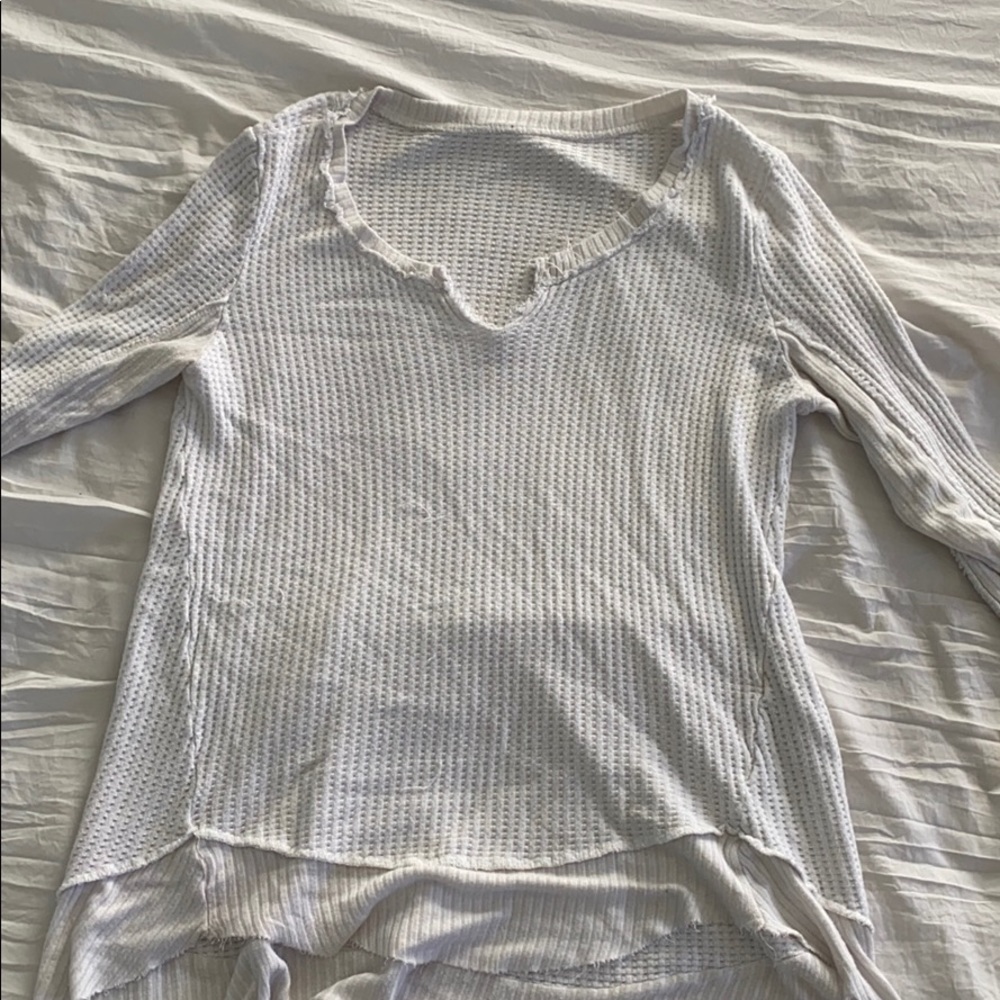Peasant Waffle Top
